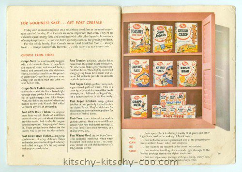 vintage 1950s post cereals